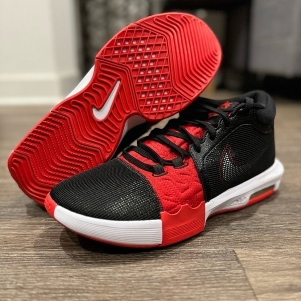 LeBron Witness 8 x FaZe Clan Black/University Red/Lime sz 12